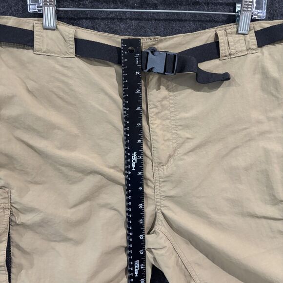 Magellan Outdoors Convertible Pants Men's XL Khaki Zip Off Cargo Fishing Hiking - Picture 8 of 12